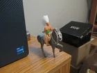 VINTAGE STUART INDIAN & HORSE W/ACCESSORIES