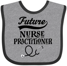 Inktastic Future Nurse Practitioner Baby Bib Aprn Nursing Student Clothing