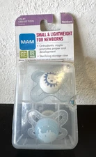 New MAM Start Collection Pacifier 2 Pack- Small & Lightweight for Newborns