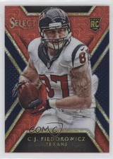 2014 Panini Select Rookies Red Mojo Prizm 38/75 CJ Fiedorowicz #186 0a7