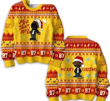 Kendrick Lamar Merry Mustard Christmas Holidays Ugly Sweater GS378