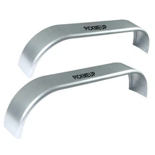 Pickmeup Round Trailer Fenders 10" x 64" x 18" Fit For Tandem Axle13"-16" Tires