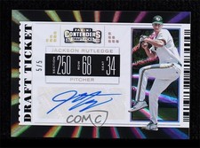 2019 Panini Contenders Draft Picks Ticket Fame 5/5 Jackson Rutledge #5 Auto t2a