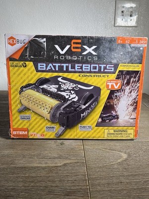 HEXBUG VEX Robotics Minotaur BattleBots Construct Kit 345+ Pieces STEM Open Box