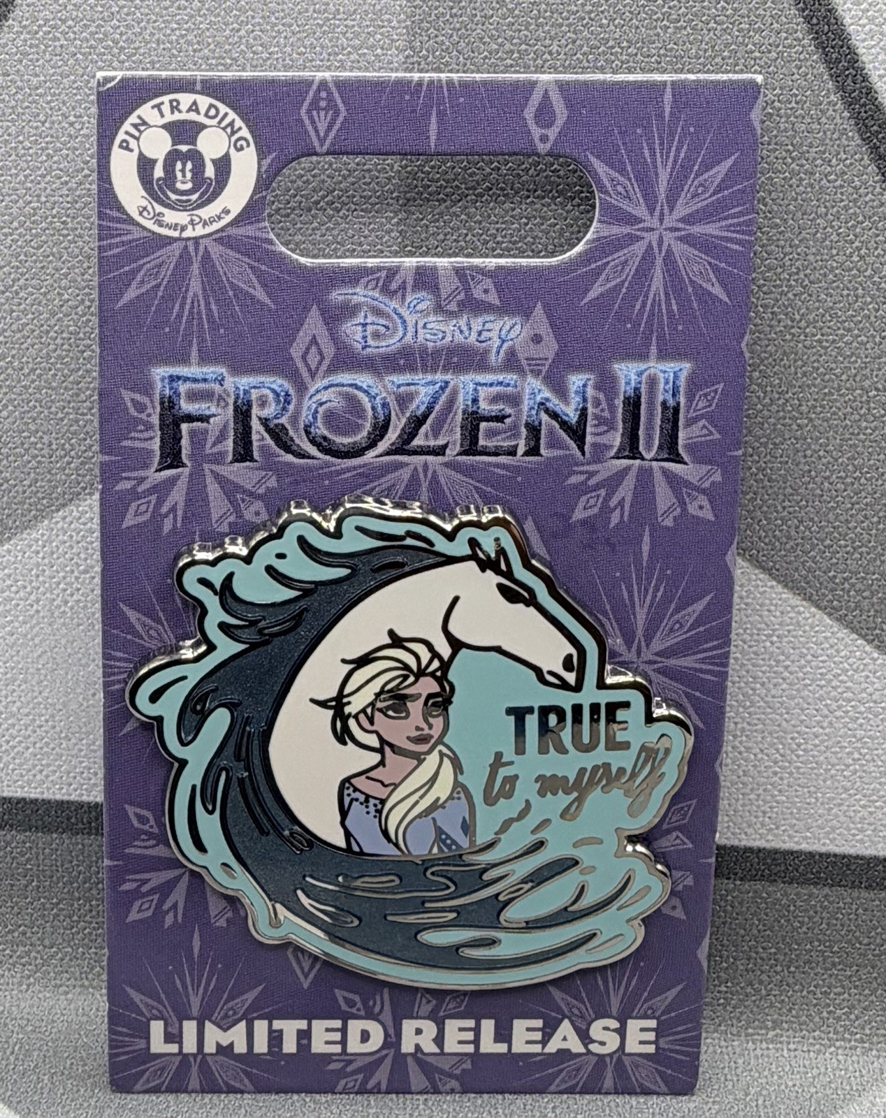 DISNEY WDW DLR FROZEN II ELSA TRUE TO MYSELF HORSE LIMITED RELEASE PIN