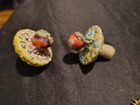 Artisan hand made wine stopper ceramic (set of 2) DETAILED — photo 4