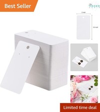 200 Pieces Earring Display Cards Kraft Paper for Jewelry Storage  DIY