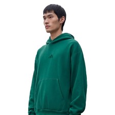 adidas Kit Small Logo Hoodie Collegiate Green Mens Pullover Hooded Sweatshirt