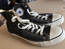CONVERSE All Star Hi-Top Black Canvas US10 - NEW