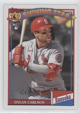 2021 Topps Archives 1991 Topps Bazooka Shining Stars Dylan Carlson #91BZ-5 4ze