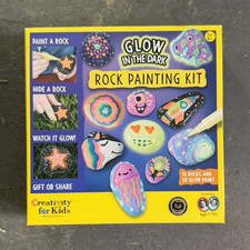 Creativity for Kids Glow in the Dark Rock Painting Craft Kit