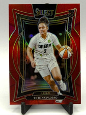 2025 Panini Select WNBA TE-HINA PAOPAO RED PRIZM DREAM /149 ROOKIE #49 Concourse