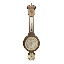 Airguide Weather Station – Barometer, Thermometer & Hygrometer – Wood/Plastic
