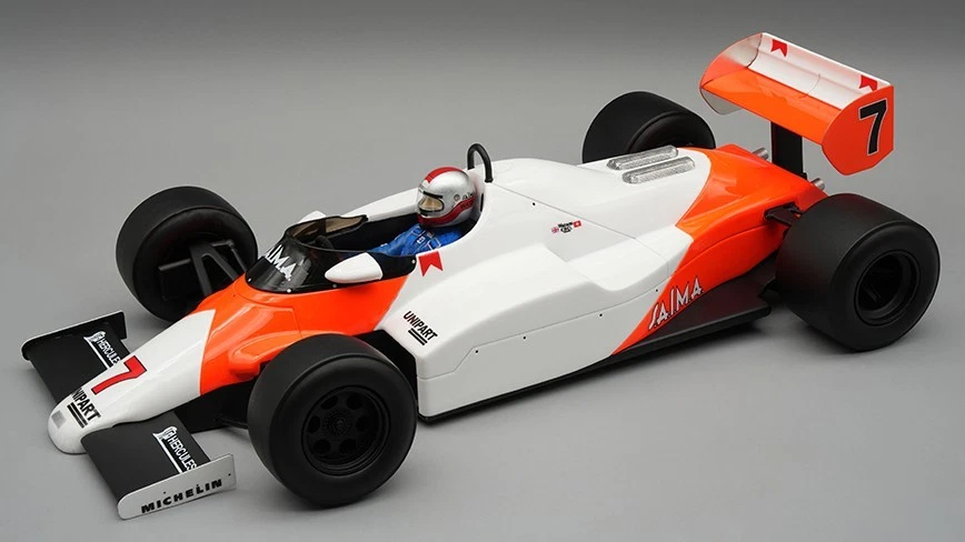 MODELLINO AUTO STATICO DIECAST MCLAREN MP4/1C WATSON USA GP 1983 SCALA 1:18 - Immagine 4 di 4