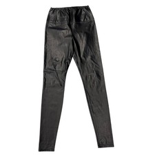 Wilfred Free Daria Black Faux Leather Pant Hi Rise Skinny Small Aritzia