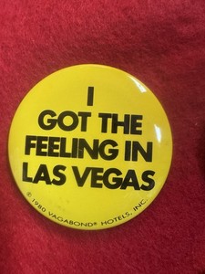 Vintage pins: 1980 Vagabond Hotels Las Vegas (lot Of 4)