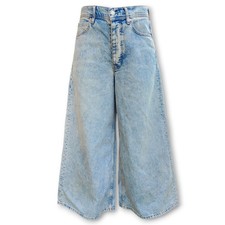We The Free High Waisted Super Baggy Extra Wide Leg Denim Jeans Size 27 EUC