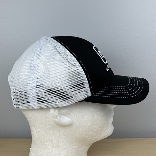 Sombrero de camionero Glock Perfection malla trasera Snapback blanco y negro logotipo bordado - Imagen 4 de 10