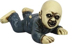 Haunting Ghost Baby Doll Figurine - Creepy Zombie Decor for Halloween Parties