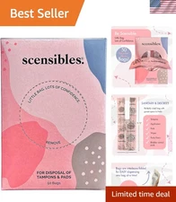 Sustainable 50 Count Personal Care Disposal Bags - Odor-Reducing & Hygienic