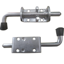 2 Pack Heavy Duty Stainless Steel Spring Loaded Barrel Bolt Latch Lock,Latch Pin