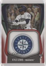 2020 Topps Jersey Sleeve Red 3/10 Kyle Lewis #JJSP-KL Jumbo Patch zr9