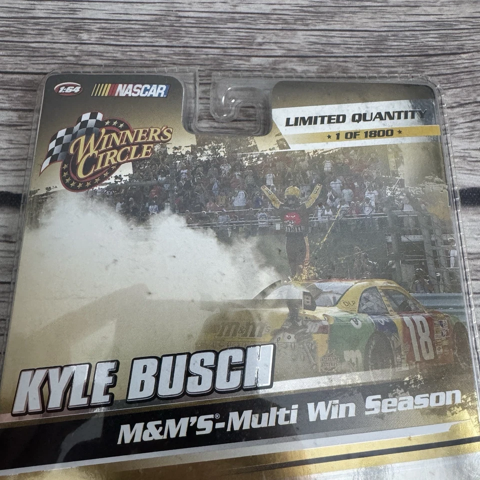 2008 Kyle Busch #18 Multi Win Season Winners Circle 1:64 Diecast Limited 1/1800 - Image 2 of 4