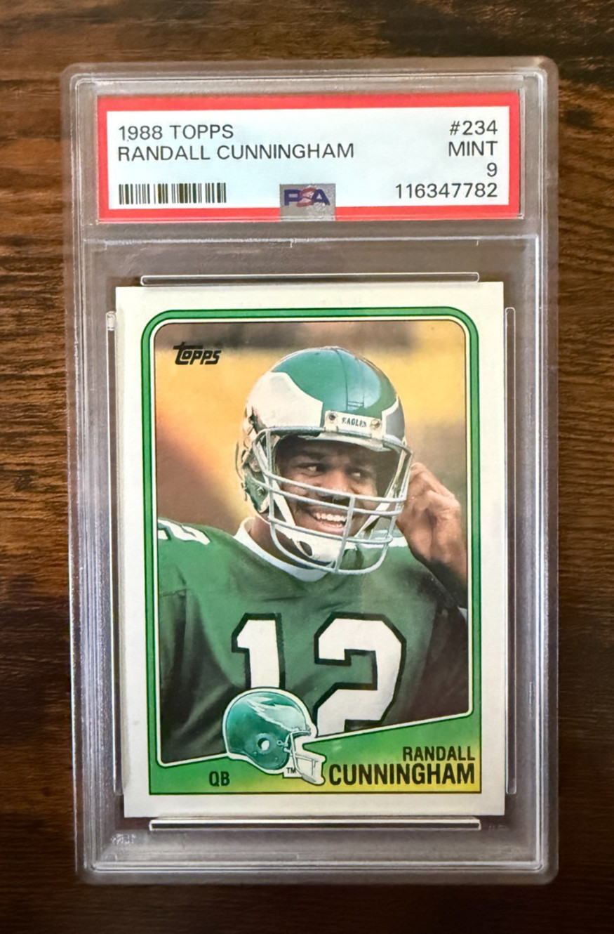 1988 TOPPS #234 Randall Cunningham PSA 9   PHILADELPHIA EAGLES