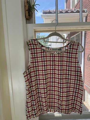 Camicia donna Cabin Creek multicolore Seersucker a quadri cotone elasticizzato comoda XL - Foto 6 di 6