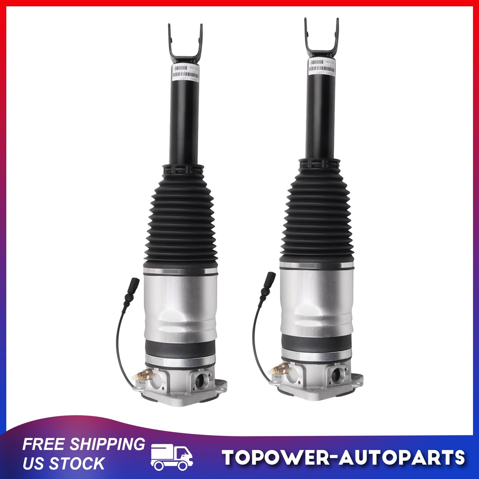 Bentley Continental GT Rear Left, right Air suspension struts Pair