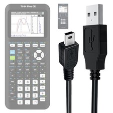 TI-84 Plus CE Calculator Charger: TI 84 Nspire Ti 84 plus ce charger, Black 