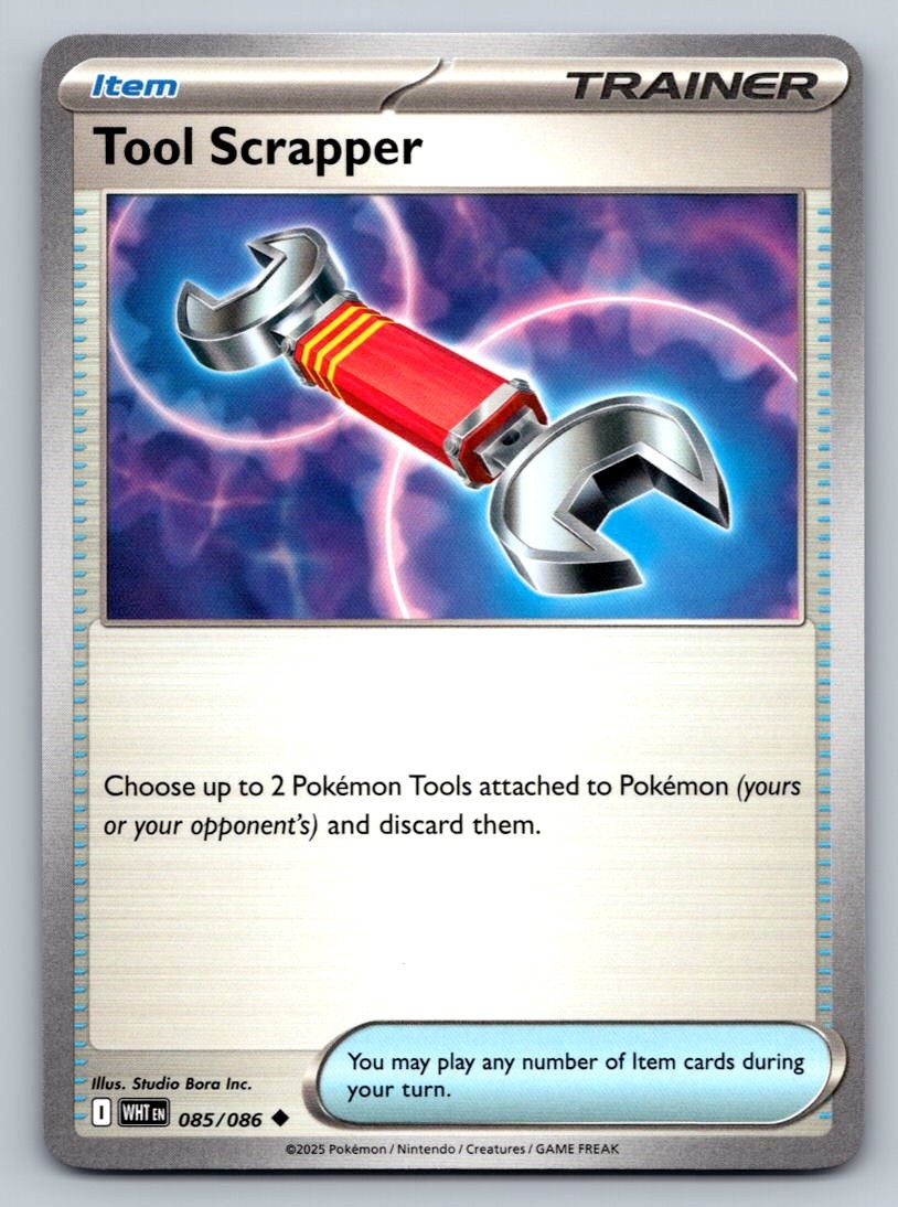 Tool Scrapper Uncommon SV: White Flare 085/086 NM