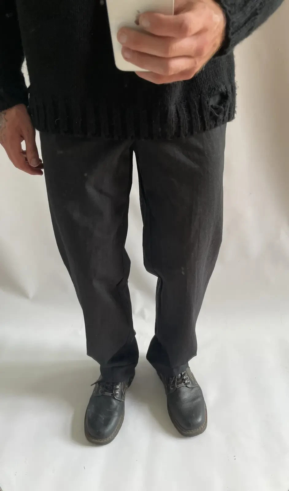 Yves Saint Laurent pour homme pantaloni classici vintage