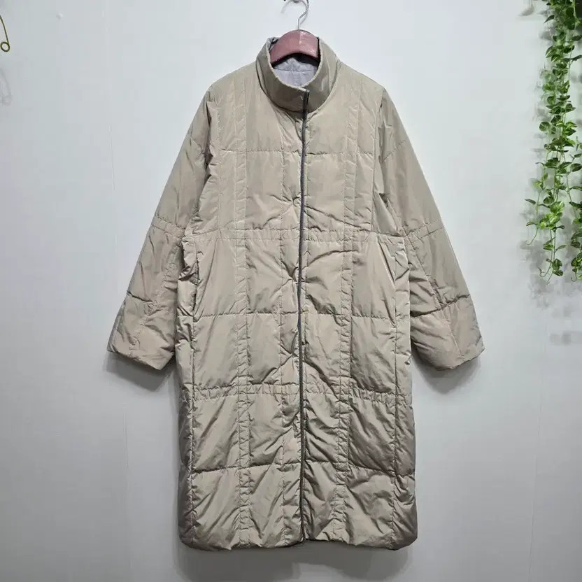 Reversible Down Long Padding Jacket for Women, Si… - image 6