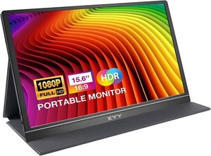 Moniteur portable - KYY 15,6'' FHD 1080P Moniteur portable portable USB C HDMI