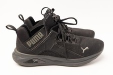 PUMA Enzo 2 Weave Triple Black Mens 11.5 Running Shoes Sneakers 310335-01