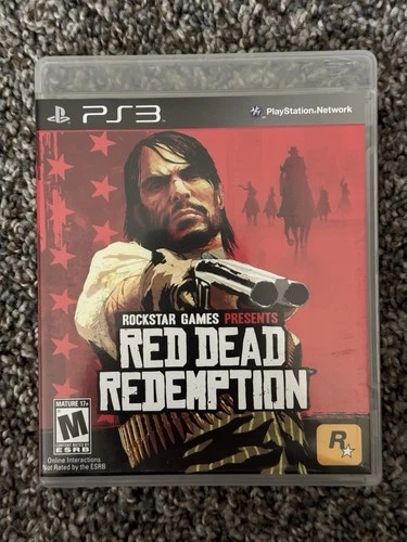 Red Dead Redemption PS3 Black Label CIB Map Tested