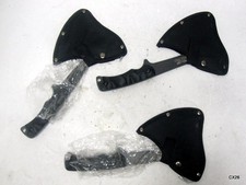 Triple Throwing Axe Set 10" Axes Spike Knife Full Tang 3.5" Blade