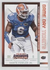 2015 Panini Contenders Draft Picks Game Day Tickets Dante Fowler Jr #12 2c8