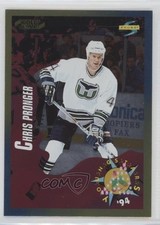 1994-95 Score Gold Line Pinnacle Punched Chris Pronger #252 HOF 2a8
