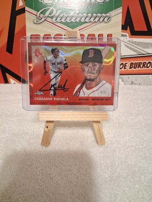 2026 Topps Chrome Platinum  Ceddanne Rafaela Red Lava /5