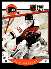 1990-91 Pro Set Ken Wregget #226 Philadelphia Flyers NHL Hockey
