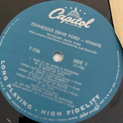 Tennessee Ernie Ford - Hymns RPM 33 Vinyl Record by Capital Records - Picture 4 of 4