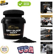Dry Black Guide Coat 7 Ounces 200 Grams Excellent For Finding Defects In Aut... Dry Black Guide Coat 7 Ounces 200 Grams Excellent For Finding Defects In Aut...