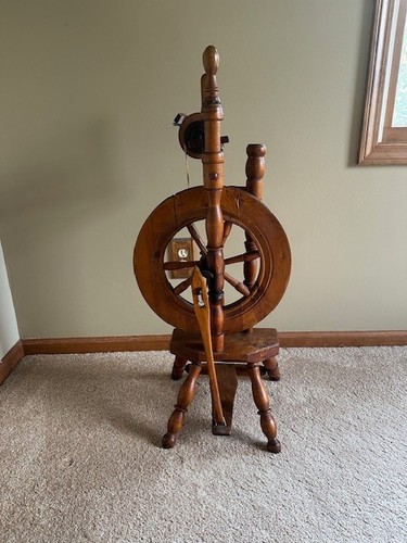 Antique Castle Spinning Wheel 1870's