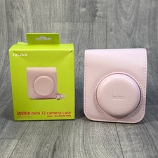 Image of Fujifilm Instax Mini 12 Camera Case Blossom Pink Soft Cover Protective Bag New