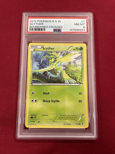 Scyther graded PSA 8 for sale on eBay