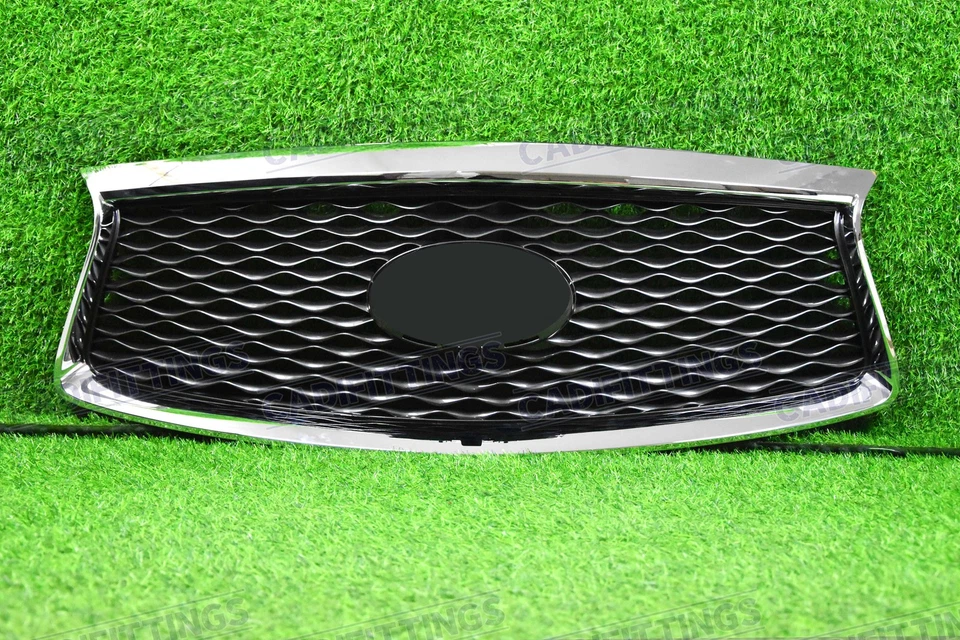 Parachoques parrilla superior para Infiniti QX60 2016 2017 2018 2019 2020 con opción de cámara Foto 2 de 4