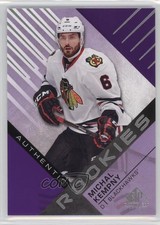 2016-17 SP Game Used Authentic Rookies Purple Michal Kempny #158 12a0