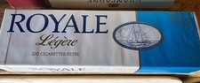 Royale légères cartouche de cigarettes vide pour collectionneur